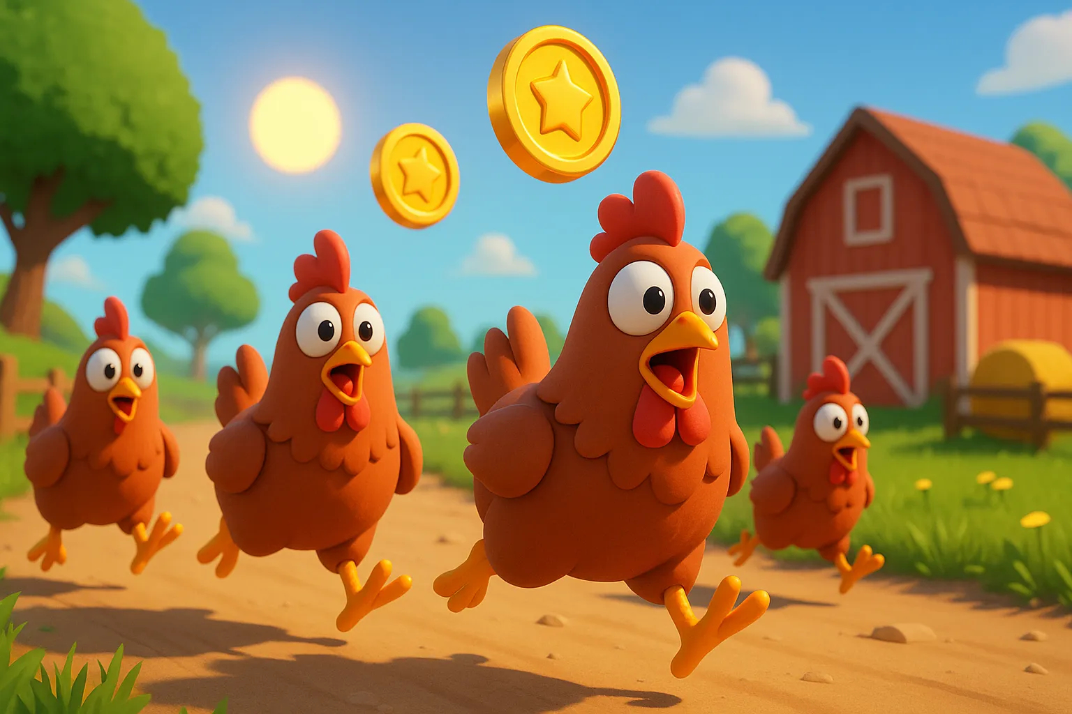 Chicken Road Game Background